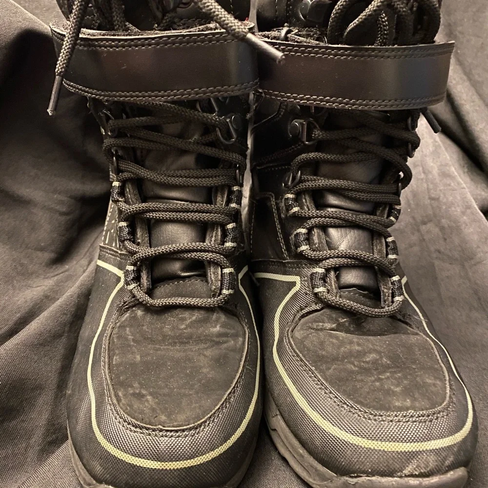 Rugged Outback-Black‎ Boots, Size:4